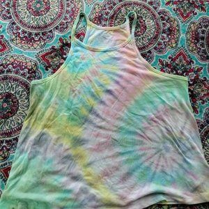 Tie Dye Old Navy Square Neck Tank Size Small